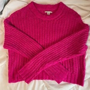 AMERICAN EAGLE, XS, HOT PINK SWEATER